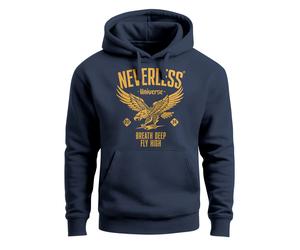 Hoodie Herren Adler Eagle Print Retro Aufdruck Vintage Design Kapuzen-Pullover Männer Fashion Streetstyle