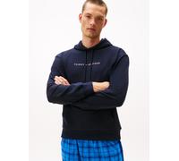 Hoodie, Herren, Gr. XXL (56), blau (desert sky), Sweatware, Obermaterial: 50% Baumwolle, 50% Polyester, TOMMY HILFIGER UNDERWEAR, regular fit, Rippbündchen, Sweatshirts, mit Stickerei, Regualr Fit, mi