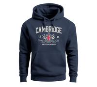 Hoodie Herren London United Kingdom Union Jack England Print Retro Aufdruck Fashion Streetstyle - Cambridge navy 5XL