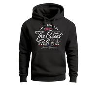 Hoodie Herren Norwegen The Great Expedition Outdoor Adventure Print Kapuzen-Pullover Männer Fashion Streetstyle - NORWAY schwarz L