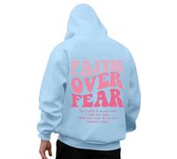 Hoodie Herren Oversize mit Rückenprint Leichte Kapuzenpullover Hoody Shirt Langarmshirt Männer Langarm Pulli Pullover Freizeit Teenager Jungen Sweatshirt Basic für Sport Fitness Outdoor Übergangsjacke