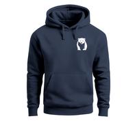 Hoodie Herren Print Aufdruck Motiv Brustprint Logo Bär Natur Outdoor Männer Fashion Streetstyle