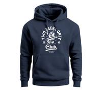 Hoodie Herren Print Bier Design Two Beers Only Club Kapuzensweatshirt Fun Style Männer Fashion Streetstyle - Two Beers only navy S