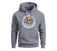 Hoodie Herren Print Biker Motiv Racing Cat Schriftzug Ride Fast Die Last Fashion Streetstyle - Racing Cat convoy grey XS