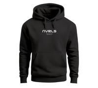 Hoodie Herren Print Spruch Logo Aufdruck Kapuzen-Pullover Männer Fashion Streetstyle - NVRLS schwarz S