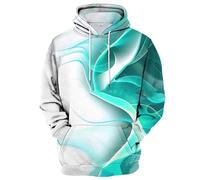 Hoodie Herren,Print Sweatshirts mit Kordelzug Kapuze Longsleeve Pullover mit Taschen Oberteile Winter 2024 Sweatjacke Herren Bequem Pulli Freizeit Oversize Shirt Geschenke Für Männer(#B Gray,M)