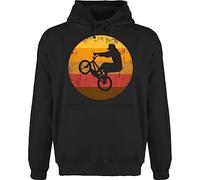 Hoodie Herren Pullover Männer - Fahrrad Bekleidung - Radsport Geschenk BMX Fahrer Geschenk Radfahrer I - S - Schwarz - radfahren rad fun-kapuzenpullover bike mtb kleidung jungen fahrrad- downhill
