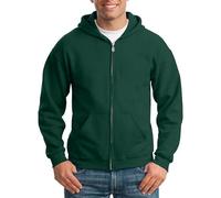 Hoodie Herren ReißVerschluss Kapuzenjacke Baumwolle Sweatjacke Zip Sweater Casual Arbeitspullover mit Taschen Oversized Sweatshirt Kapuzenshirt Männer Übergangsjacke