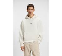 Hoodie HUGO BLUE "Nazardo", Herren, Gr. XL, weiß (open weiß125), Sweatware, Obermaterial: 100% Baumwolle, relaxed fit normal, Rundhals, Rippbündchen, Sweatshirts Hoodie (86333356-XL) open weiß125