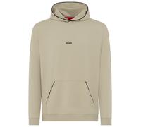 Hoodie HUGO UNDERWEAR "NOAH", Herren, Gr. L (52), beige overflow 923, Sweatware, Obermaterial: 61% Baumwolle, 34% Modal, 5% Elasthan, relaxed fit normal, Rippbündchen, Sweatshirts Hoodie (27546816-L)