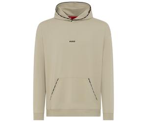 Hoodie HUGO UNDERWEAR "NOAH", Herren, Gr. M (50), beige overflow 923, Sweatware, Obermaterial: 61% Baumwolle, 34% Modal, 5% Elasthan, relaxed fit normal, Rippbündchen, Sweatshirts Hoodie (27546816-M)