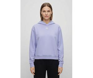 Hoodie HUGO UNDERWEAR "Signature", Damen, Gr. S, bright lila 520, Sweatware, Obermaterial: 48% Baumwolle, 48% Modal, 4% Elasthan, normal normal, Bündchen, Sweatshirts Hoodie, basic, normale Passform (