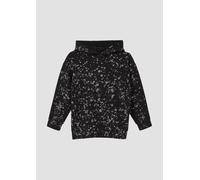 s.Oliver RED LABEL Oversized Hoodie aus Baumwol-Mix in Black, Größe 170