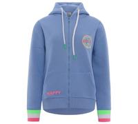 Hoodie Jacke SMILE EVERYDAY Zwillinsgherz New Blue in vier Größen S
