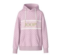Hoodie JOOP, Damen, Gr. 34, pink, Sweatware, Obermaterial: 63% Baumwolle, 37% Polyester, loose fit normal, Rippbündchen, Sweatshirts Hoodie, im Cornflower-Design in lockerer Passform (87170138-34) pin