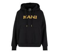 Hoodie KARL KANI "Karl Kani Damen KW213-059-1 Retro Sequins OS Hoodie black", Damen, Gr. S, schwarz, 80% Baumwolle, 20% Polyester, Sweatshirts Hoodie (72672735-S) schwarz