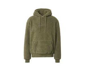 Hoodie KARL KANI "Karl Kani Herren KM213-064-1 Small Signature Teddy Hoodie", Herren, Gr. XL, grün (schwarzgrün), 100% Polyester, Rundhals, Sweatshirts Hoodie (82060443-XL) schwarzgrün