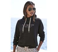 Hoodie LASCANA Gr. 32/34, schwarz Damen Sweatshirts Homewear Oberteile (16237302-32) schwarz