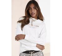 Hoodie LASCANA Gr. 36/38, beige Damen Sweatshirts Homewear Oberteile (87948231-36) beige