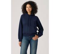 Hoodie LEVI'S "EVERYDAY HOODIE SWEATSHIRT", Damen, Gr. S (36), blau (navy blazer), Sweatware, Obermaterial: 58% Baumwolle, 42% Polyester, normal, ohne Ausschnitt, Bündchen, Sweatshirts Hoodie, in bequ