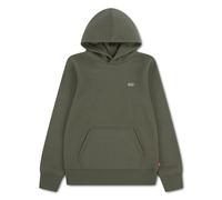 Hoodie LEVI'S KIDS "LVB MINI BATWING PULL OVER HOO", Jungen, Gr. 6 (116), olive night, Sweatware, Obermaterial: 60% Baumwolle, 40% Polyester, bequem hüftbedeckend, angesetztes Bündchen, Sweatshirts Ho