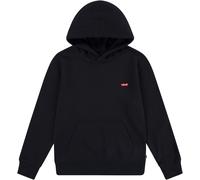 Hoodie LEVI'S KIDS "LVB MINI BATWING PULL OVER HOO", Jungen, Gr. 8 (128), schwarz, Sweatware, Obermaterial: 62% Baumwolle, 38% Polyester, unifarben, bequem hüftbedeckend, angesetztes Bündchen, Sweatsh