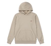 Hoodie LEVI'S KIDS "LVB MINI BATWING PULL OVER HOO", Jungen, Gr. 8 (128), weiß (weiß pepper), Sweatware, Obermaterial: 60% Baumwolle, 40% Polyester, bequem hüftbedeckend, angesetztes Bündchen, Sweatsh