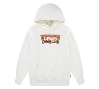 Hoodie LEVI'S KIDS "LVB SUNRISE BATWING HOOD", Jungen, Gr. 8 (128), levi's egret, Sweatware, Obermaterial: 60% Baumwolle, 40% Polyester, bedruckt, normal, Bündchen, Sweatshirts Hoodie, mit Batwing-Log