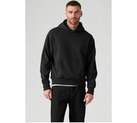 Hoodie LEVI'S "THE AUTHENTIC HOODIE", Herren, Gr. XL, schwarz (schwarz agate garment dye f schwarz agate), Sweatware, Obermaterial: 88% Baumwolle, 12% Polyester, unifarben, relaxed fit normal, ohne Au