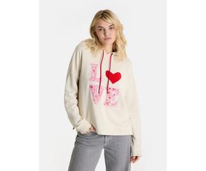 Hoodie LIEBLINGSSTÜCK "LivL", Damen, Gr. 4XL, 130, beige, 100% Baumwolle, normal, ohne Ausschnitt, Sweatshirts Hoodie, aus 100% Baumwolle (40229422-4XL) 130, beige