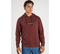 Hoodie LINDBERGH "Hoodie Relaxed Fit", Herren, Gr. M, burgundy, Obermaterial: 85% Baumwolle, 15% Polyester, lässig geschnitten, Sweatshirts Hoodie (85369857-M) burgundy
