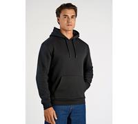 Hoodie LINDBERGH "Hoodie Relaxed Fit", Herren, Gr. XL, schwarz, Obermaterial: 60% Baumwolle, 40% Polyester, lässig geschnitten, Sweatshirts Hoodie (36670535-XL) schwarz