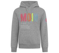 Hoodie Lucina MOIN multicolor Zwillingsherz Hellgrau - in fünf Größen L