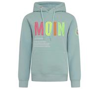 Hoodie Lucina MOIN multicolor Zwillingsherz Türkis - in fünf Größen - L