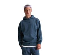 Sweatshirt MARC O'POLO DENIM "aus recycelter Baumwolle", Herren, Gr. M, blau (azurite), Obermaterial: 100% Baumwolle, unifarben, relaxed fit, Rundhals, Langarm Rippbündchen, Sweatshirts (88790716-M) a