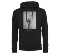 Kapuzensweatshirt MISTERTEE "MisterTee Herren Peace Sign Hoody" Gr. M, schwarz (black) Herren Sweatshirts (79464453-M) black