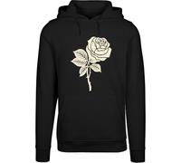 Hoodie MISTERTEE "MisterTee Herren Wasted Youth Hoody", Herren, Gr. XS, schwarz, 65% Baumwolle, 35% Polyester, unifarben, Rundhals, Sweatshirts Hoodie (93907338-XS) schwarz