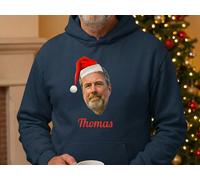Hoodie mit eigenem Text - Weihnachtsdesign