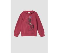 Hoodie mit Glitzer-Frontprint und kuscheliger Innenseite 104/110 Rosa 2169461.4465.104_110