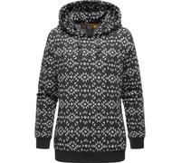 Hoodie mit Printmuster "Cinda" Dark Grey L