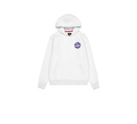 Alpha Industries Backprint Logo Hoodie Größe S Grau