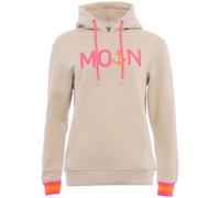 Hoodie MOIN Zwillingsherz beige/ neon pink- in fünf Größen XL