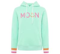 Hoodie MOIN Zwillingsherz mint/ neon pink XL