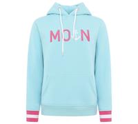 Hoodie MOIN Zwillingsherz türkis/ neon pink- in fünf Größen