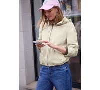 Parka STREET ONE STUDIO, Damen, Gr. 44, powder beige, Web, Obermaterial: 53% Baumwolle, 40% Polyester, 7% Nylon; Futter: 100% Polyester, unifarben, normal normal, ohne Ausschnitt, abgesteppt, Jacken P