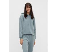 Hoodie PIECES "PCCHILLI LS HOODIE NOOS BC", Damen, Gr. XL, grau (trooper), Sweatware, Obermaterial: 60% Baumwolle, 40% Polyester, unifarben, regular fit taillenbedeckt, Rundhals, Sweatshirts Hoodie (9