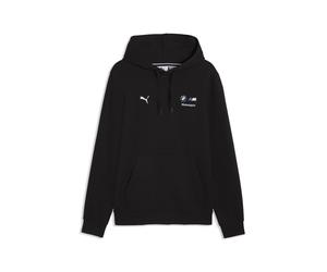 Hoodie PUMA "BMW M MOTORSPORT Essentials Hoodie Herren", Herren, Gr. L, schwarz, Obermaterial: 32% Polyester, 68% Baumwolle. Kapuzenfutter: 100% Baumwolle. Rippe: 3% Elasthan, 97% Baumwolle, normal, S