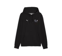 Hoodie PUMA "BMW M MOTORSPORT Essentials Hoodie Herren", Herren, Gr. S, schwarz, Obermaterial: 32% Polyester, 68% Baumwolle; Kapuzenfutter: 100% Baumwolle; Rippe: 3% Elasthan, 97% Baumwolle, normal, S