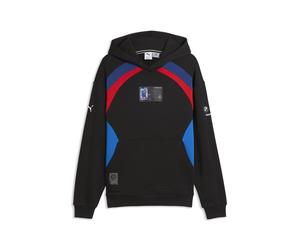 Hoodie PUMA "BMW M MOTORSPORT Lifestyle Relaxed Hoodie Herren", Herren, Gr. M, schwarz, Obermaterial: 67% Baumwolle, 33% Polyester. Kapuzenfutter: 33% Polyester, 67% Baumwolle. Rippe: 3% Elasthan, 97%