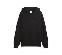 Hoodie PUMA "Essentials Elevated Cat Logo Relaxed Hoodie Herren", Herren, Gr. XS, schwarz, Obermaterial: 23% Polyester, 77% Baumwolle; Kapuzenfutter: 100% Baumwolle; Rippe: 96% Baumwolle, 4% Elasthan,